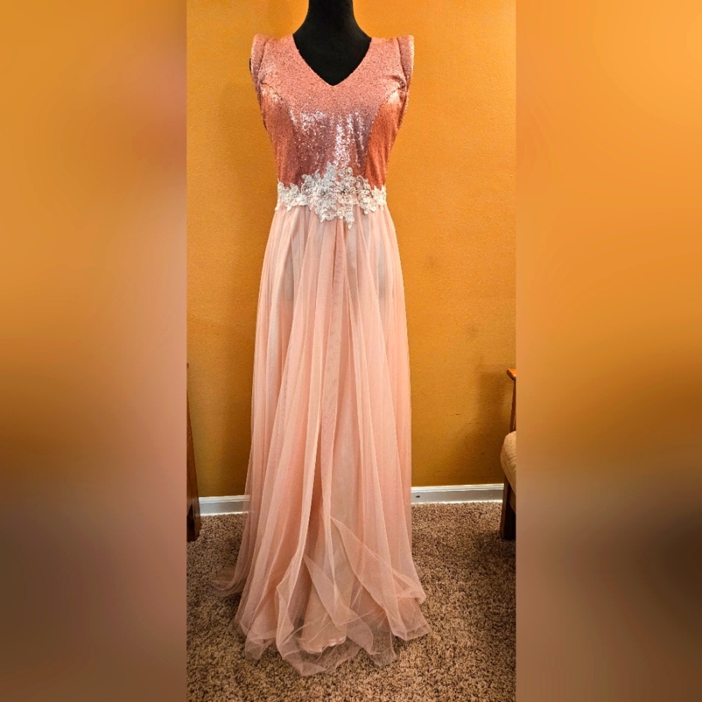 Soha Syle Pink Gown - Egyptian Couture